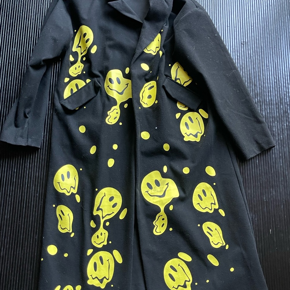 AKIRA Black and Yellow Trench Coat